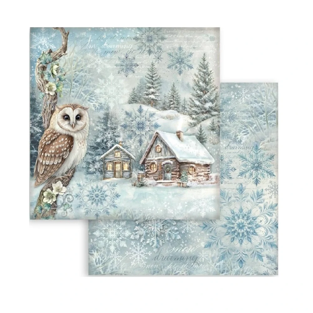 Stamperia Scrapbook papier – The Owl's House 8x8