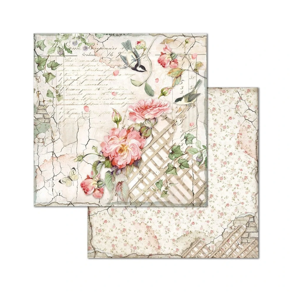 Stamperia Scrapbook papier – House of Roses 8x8