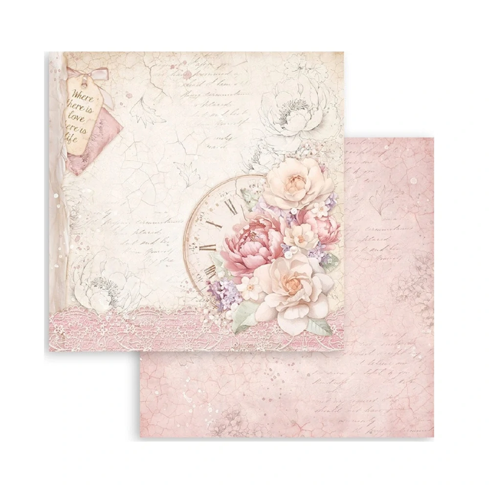 Stamperia Scrapbook papier – Romance Forever 8x8