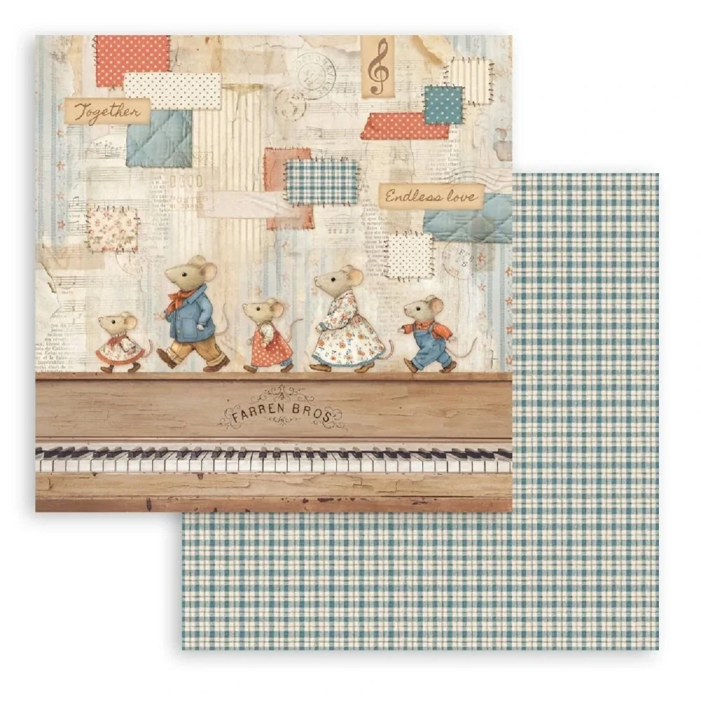 Stamperia Scrapbook papier – Family 12x12