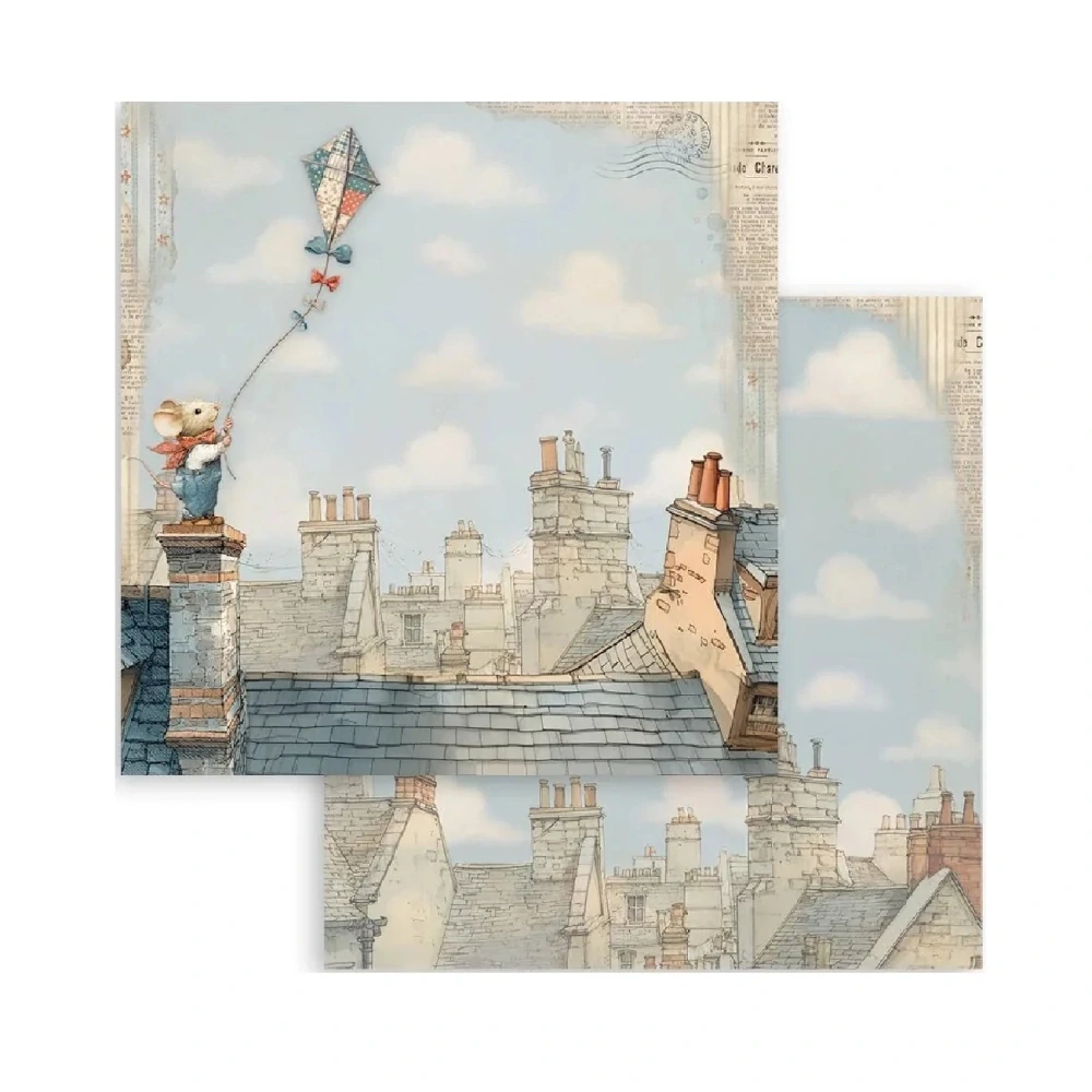 Stamperia Scrapbook papier – Family 8x8