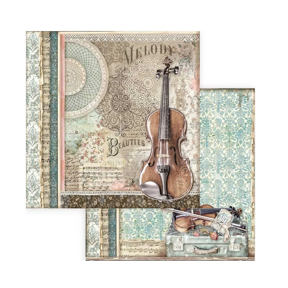 Stamperia Passion scrapbook papier 8x8