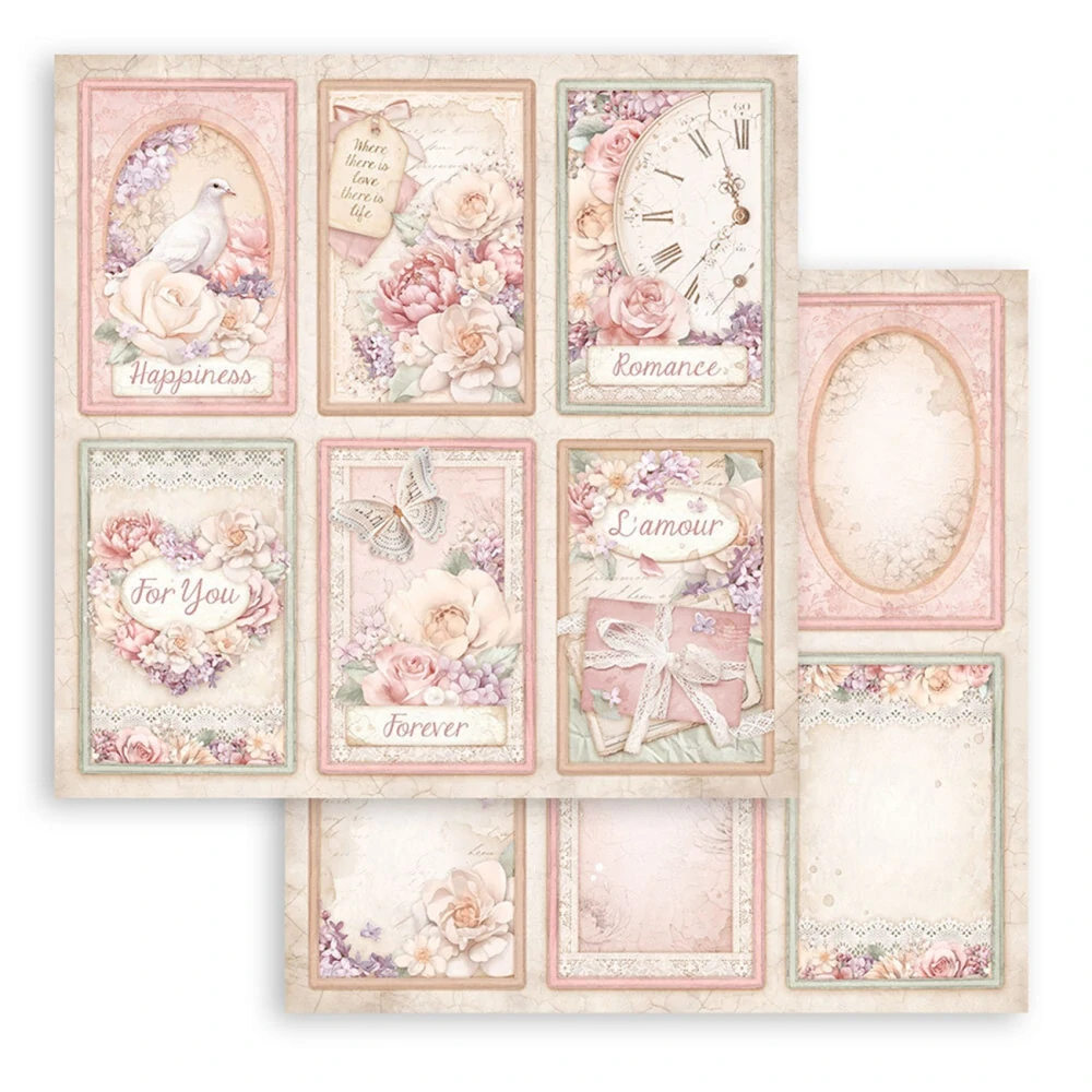 Stamperia Scrapbook papier – Romance Forever 12x12