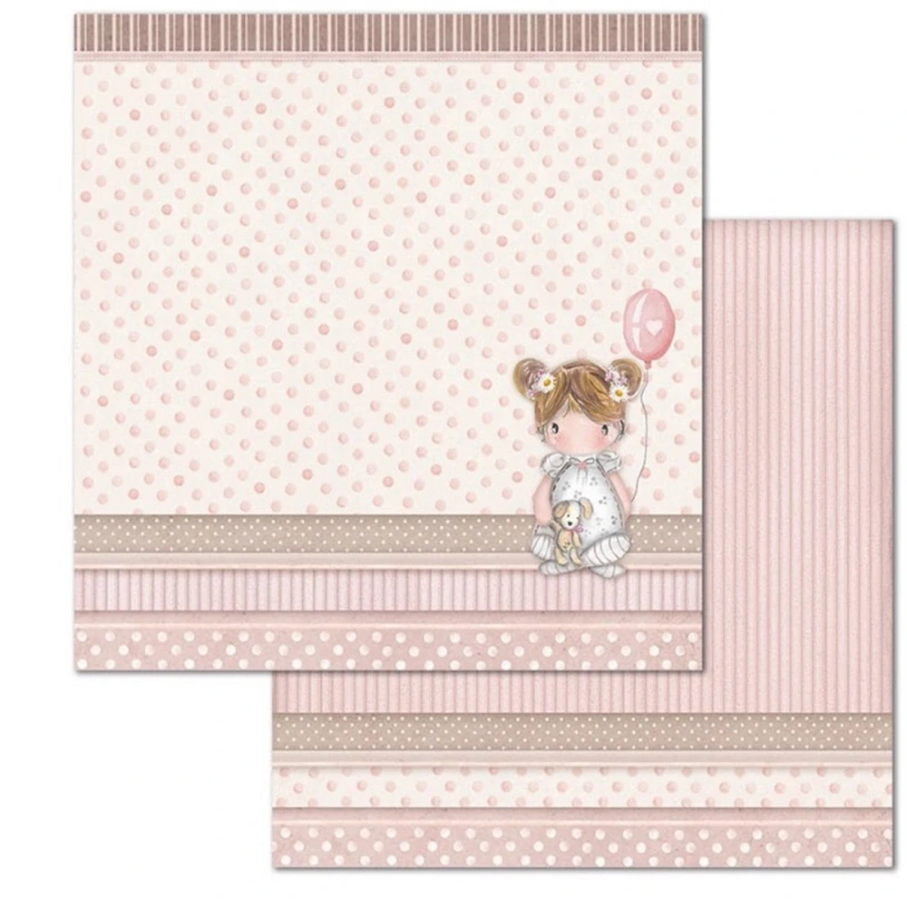 Stamperia Scrapbook papier – Little Girl 12x12