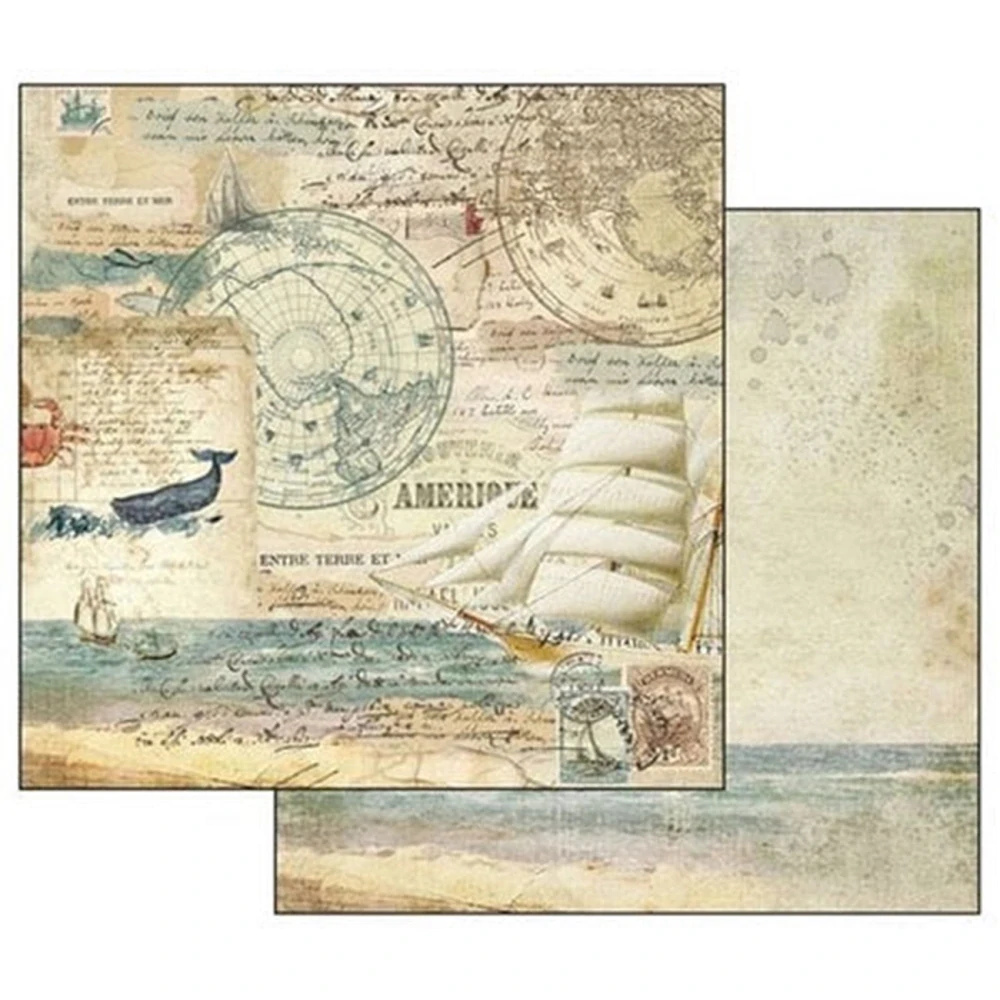 Stamperia Scrapbook papier – Around the World 12x12