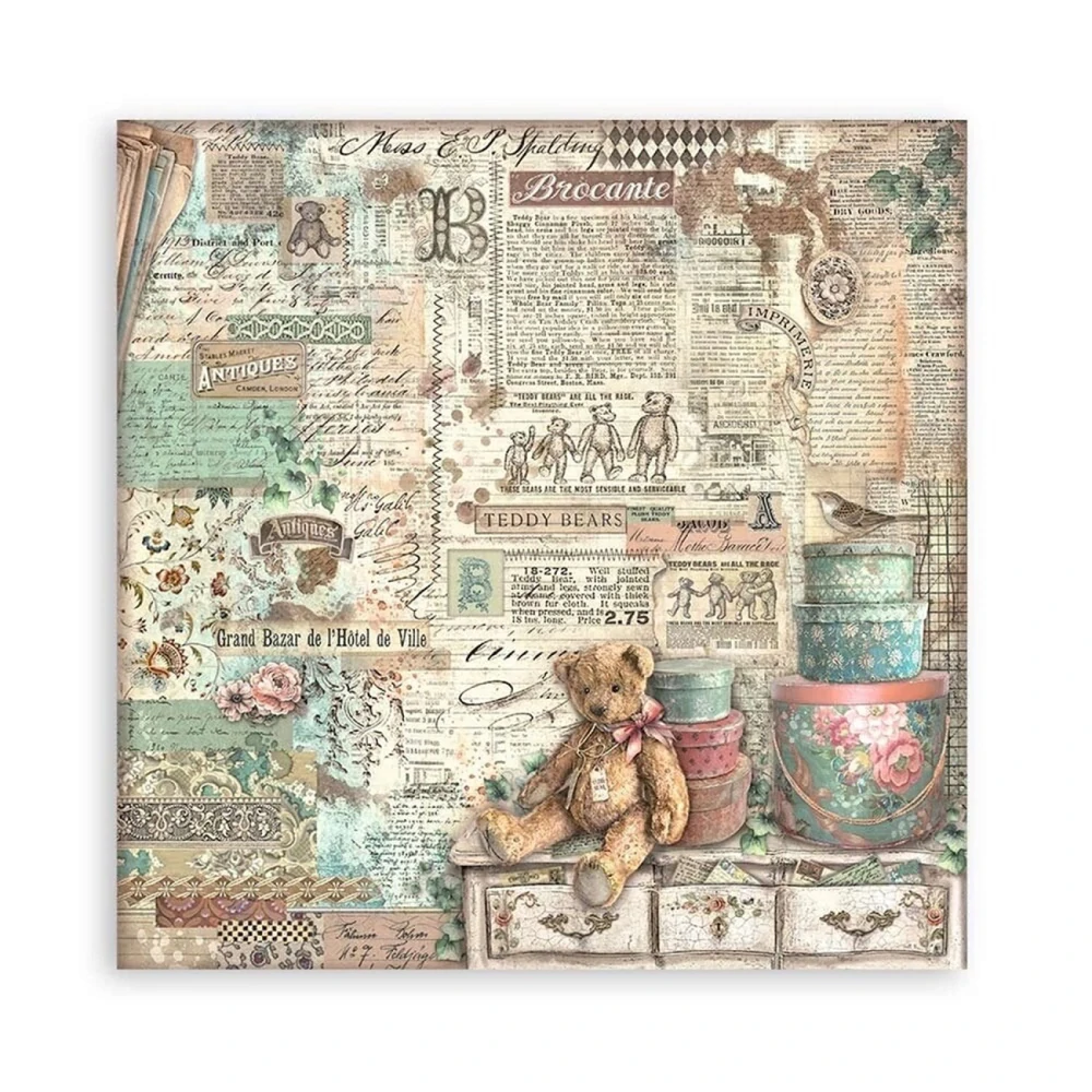 Stamperia Scrapbook papier – Brocante Antiques Maxi 12x12