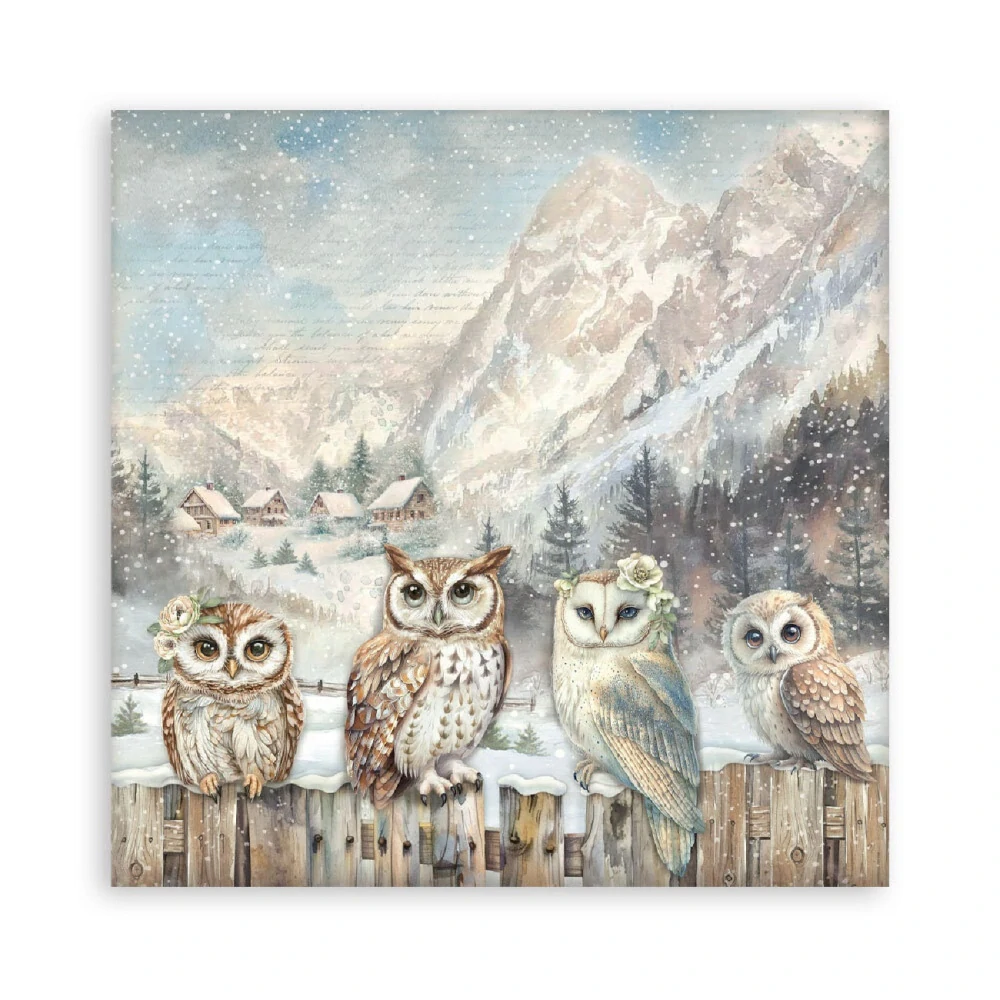 Stamperia Scrapbook papier – The Owl's House Maxi 12x12