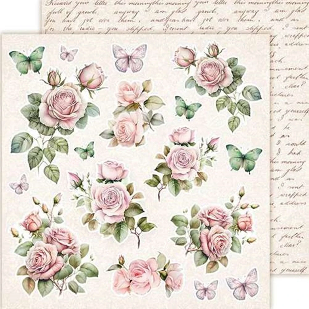 Lemoncraft Scrapbook papier doplnkový Secret Garden 8x8