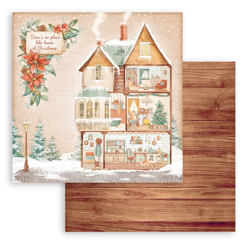 Stamperia Scrapbook papier – All around Xmas 12x12