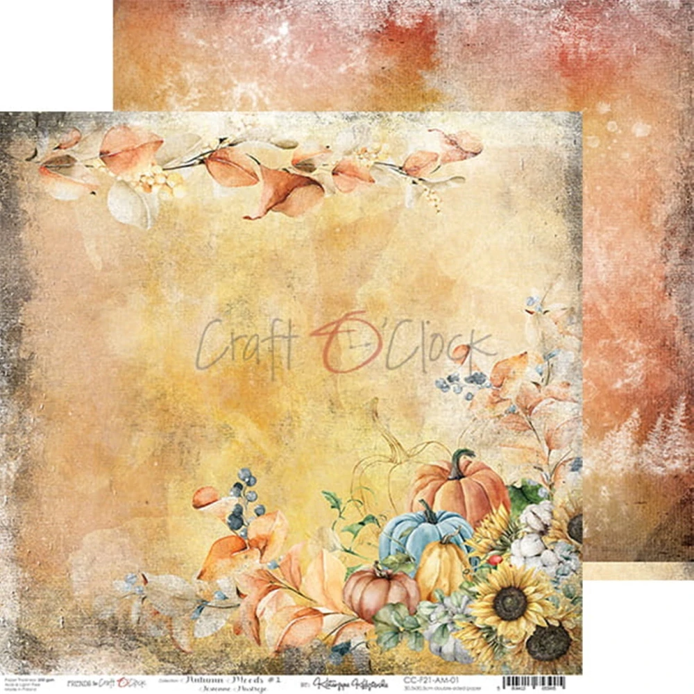 Craft O´ Clock Scrapbook papier - Autumn Moods 12x12