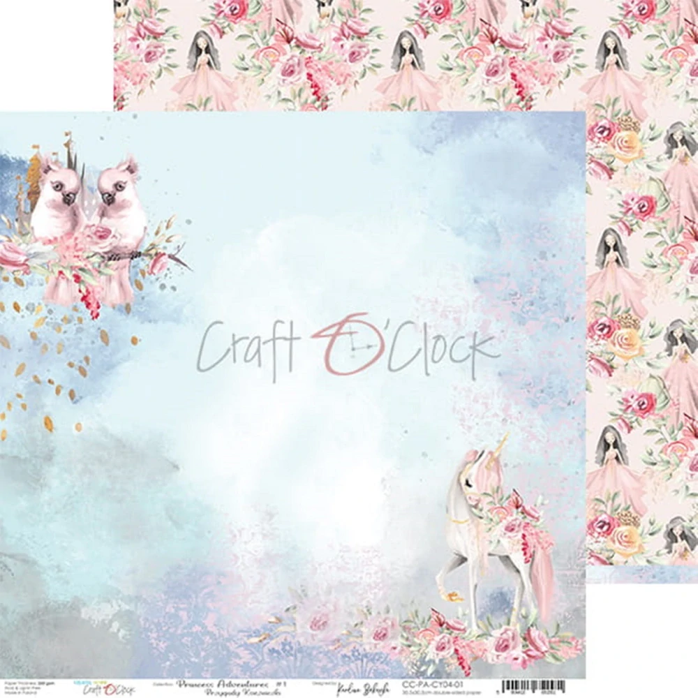Craft O´ Clock Scrapbook papier - Princess Adventures 12x12