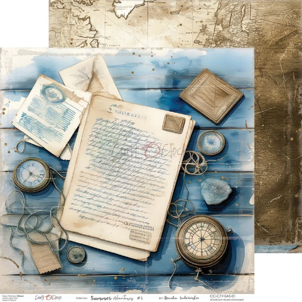 Craft O´ Clock Scrapbook papier - Summer Adventures 12x12