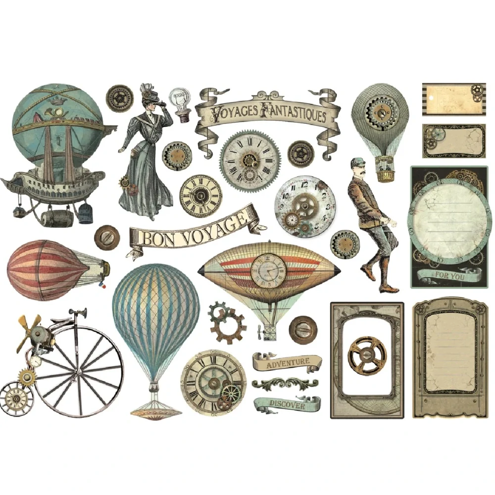 Stamperia Wonderland nálepky DFLCT49