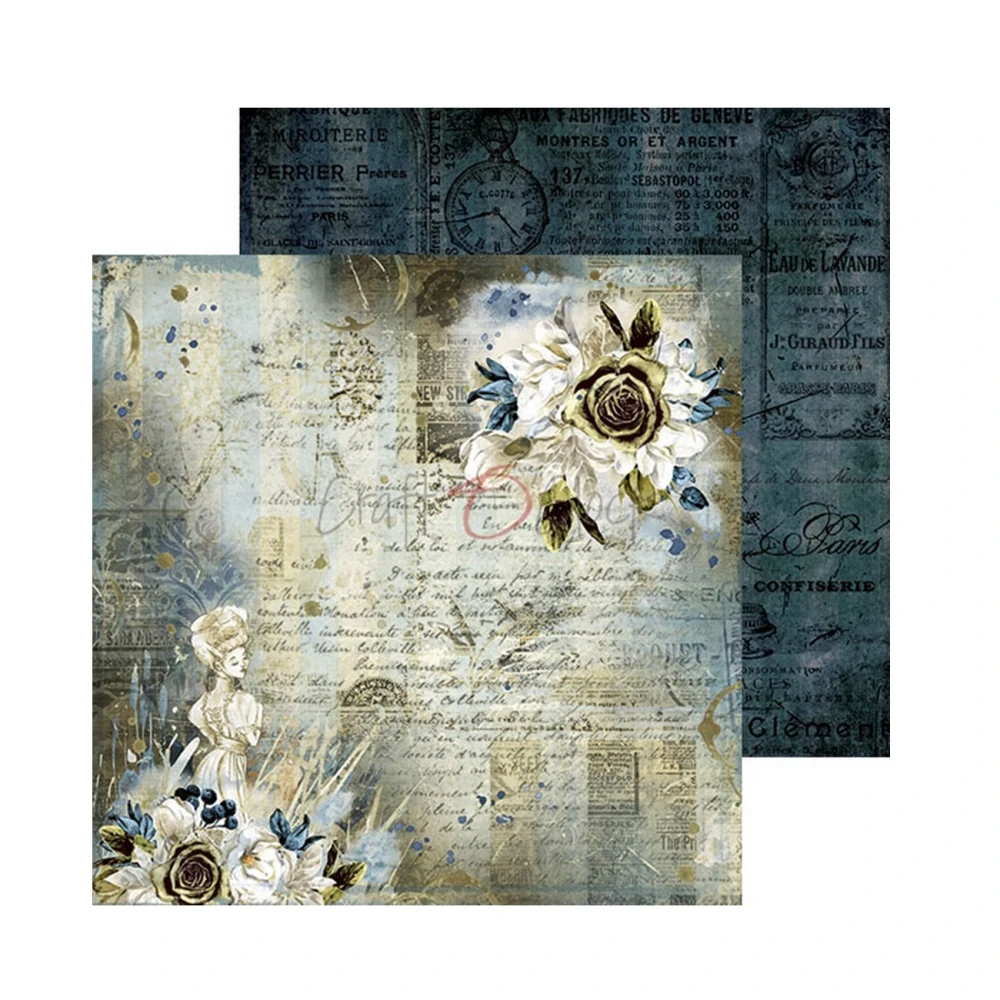 Craft O´ Clock Scrapbook papier - Lovely When You Smile 8x8