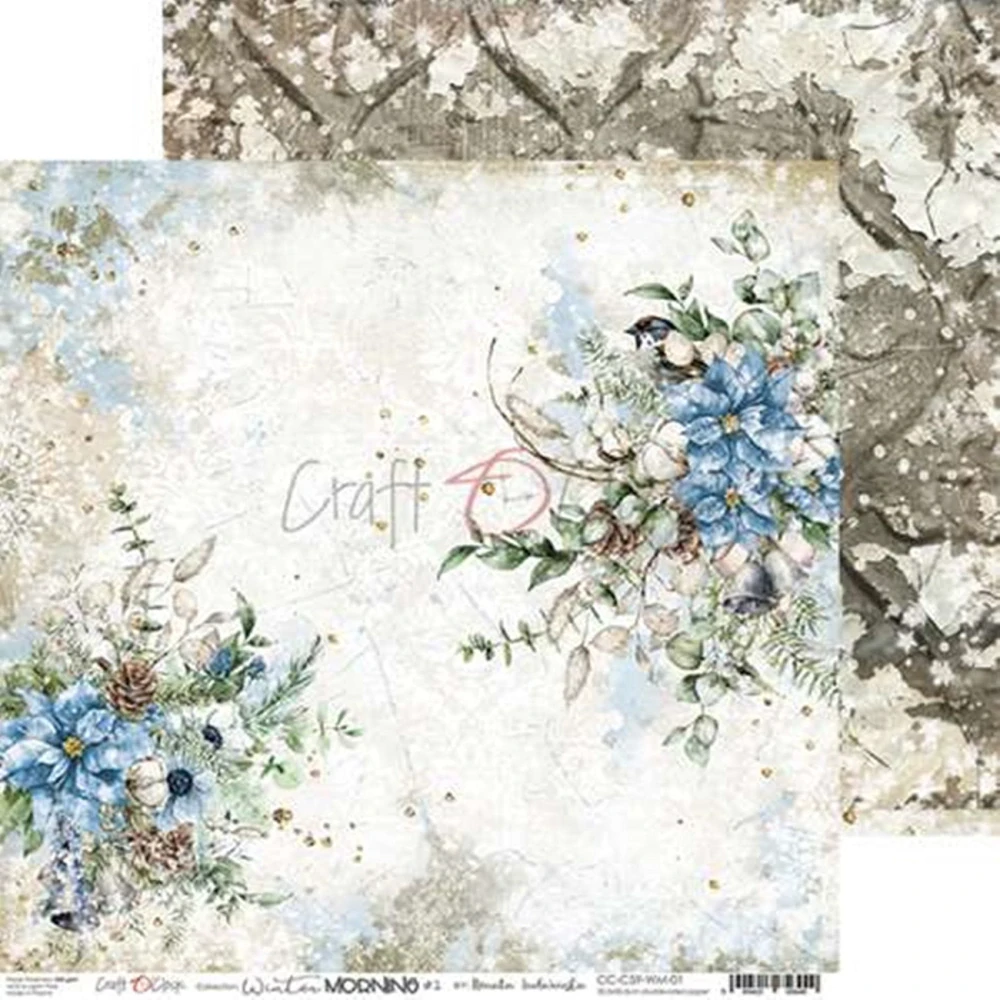 Craft O´ Clock Scrapbook papier - Winter Morning 8x8