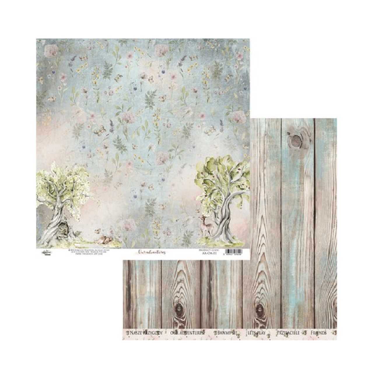 Alchemy of Art Scrapbook papier Our Adventures 12x12