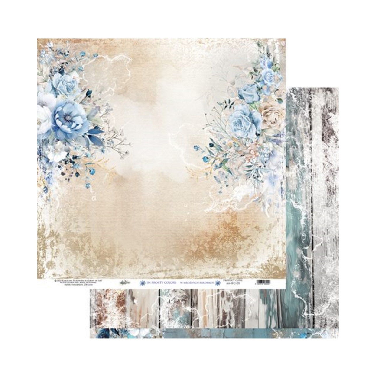 Alchemy of Art Scrapbook papier In Frosty Colors 12x12