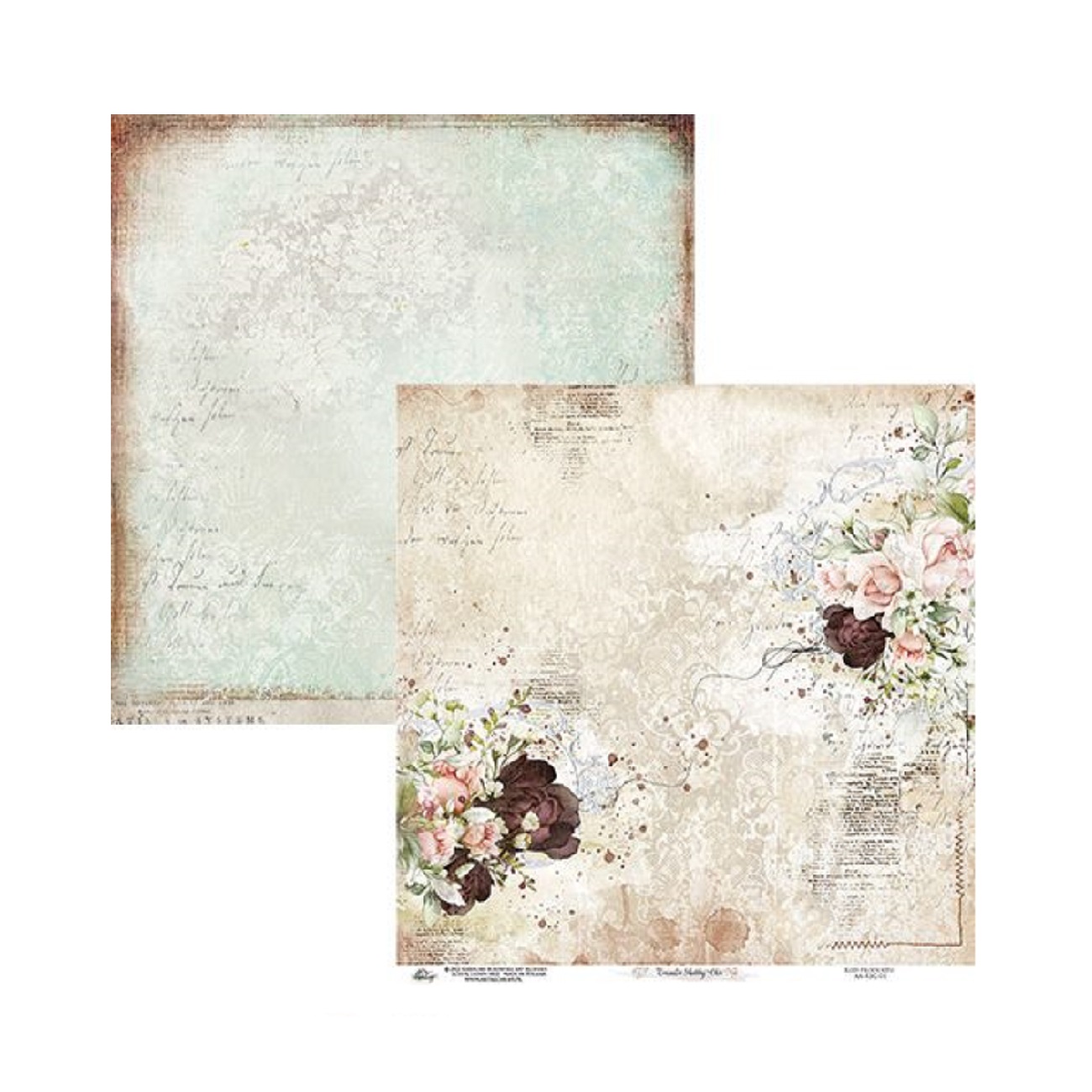 Alchemy of Art Scrapbook papier Romantic Shabby Chic 12x12