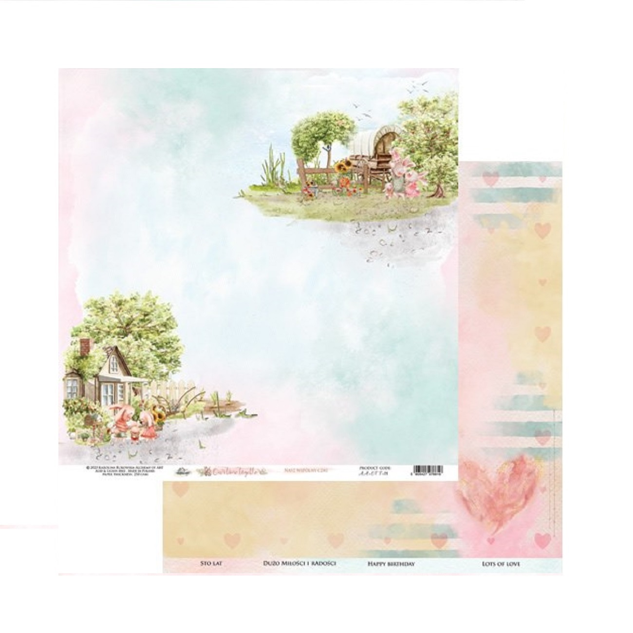 Alchemy of Art Scrapbook papier Our Time Together 12x12