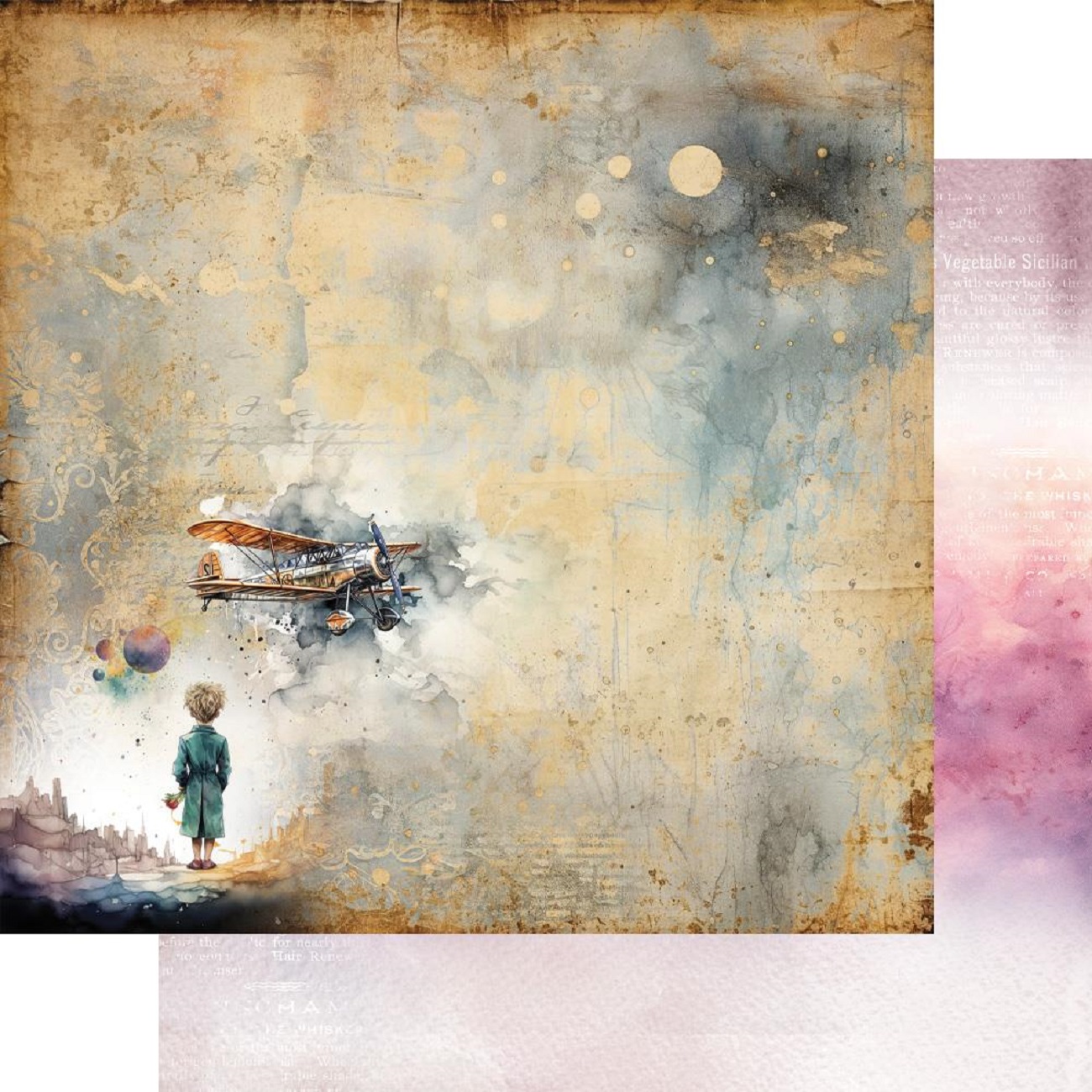 Alchemy of Art Scrapbook papier Between Worlds 12x12