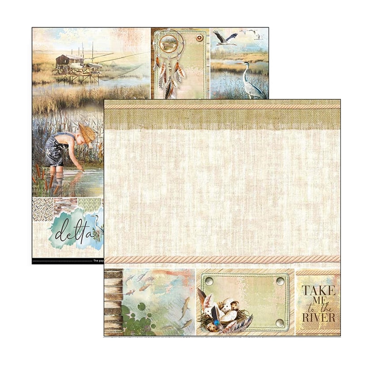 Ciao Bella Scrapbook papier Delta 12x12