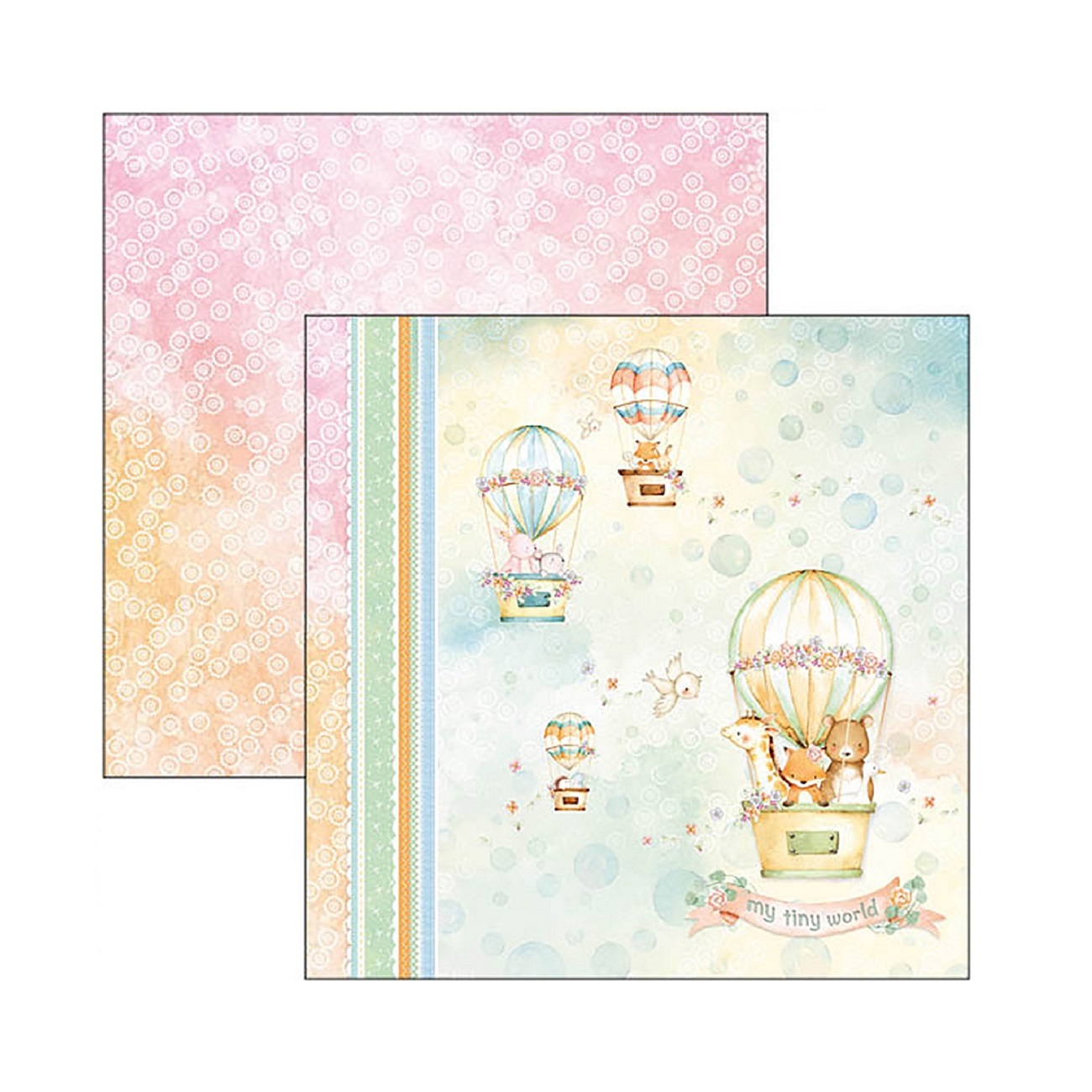 Ciao Bella Scrapbook papier My Tiny World 8x8