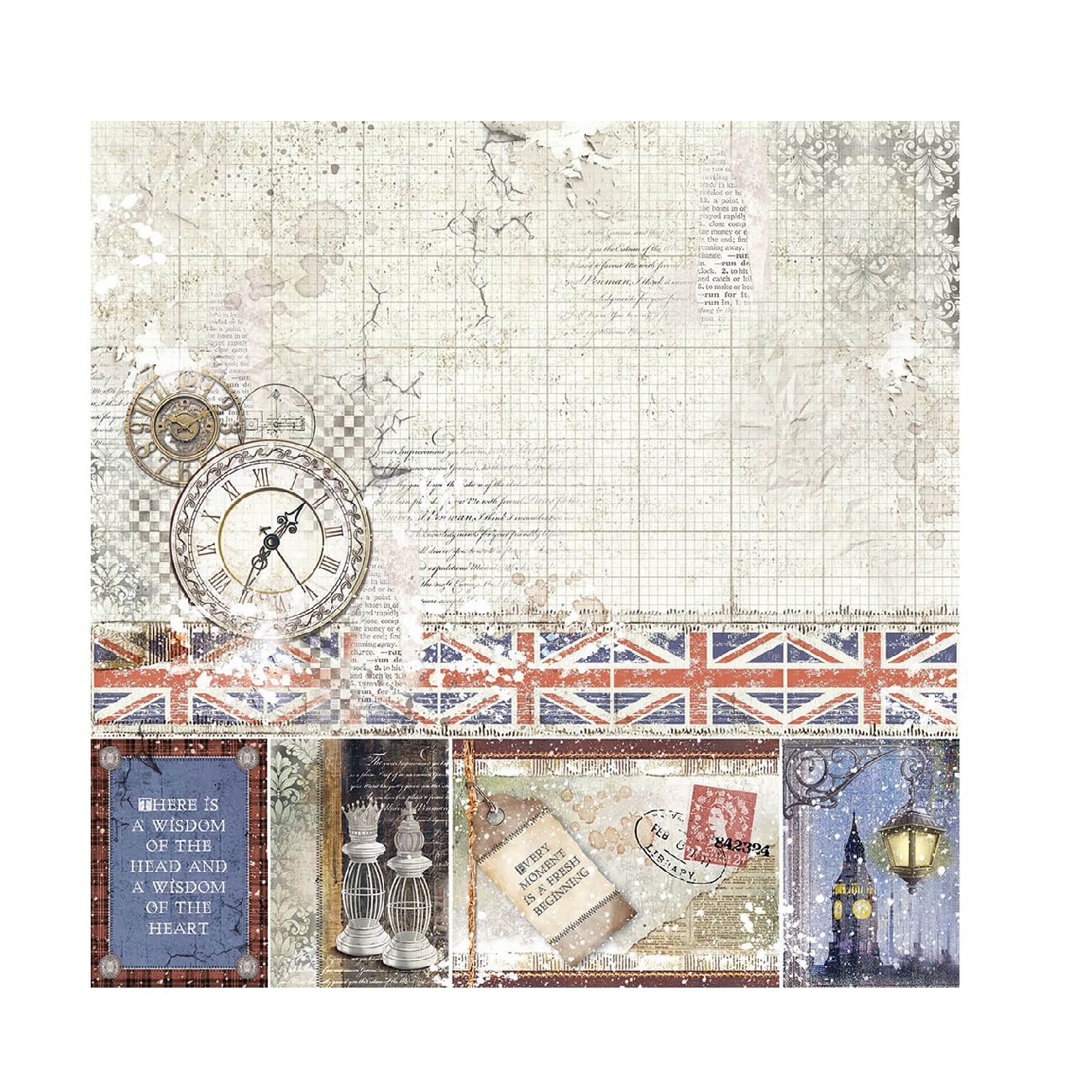 Ciao Bella Scrapbook papier London’s Calling 12x12