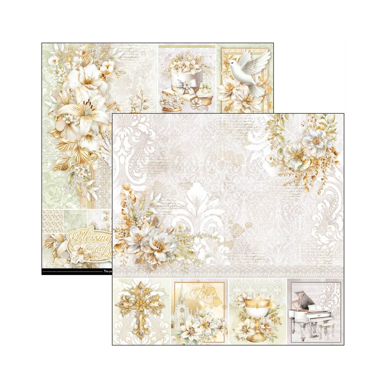 Ciao Bella Scrapbook papier Blessing Day 8x8