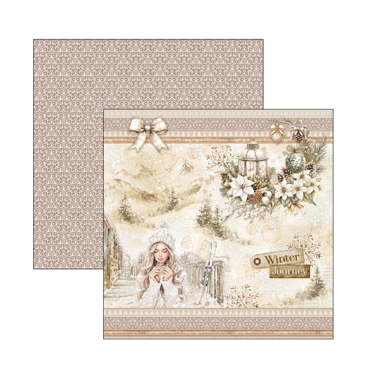 Ciao Bella Scrapbook papier Winter Season 12x12