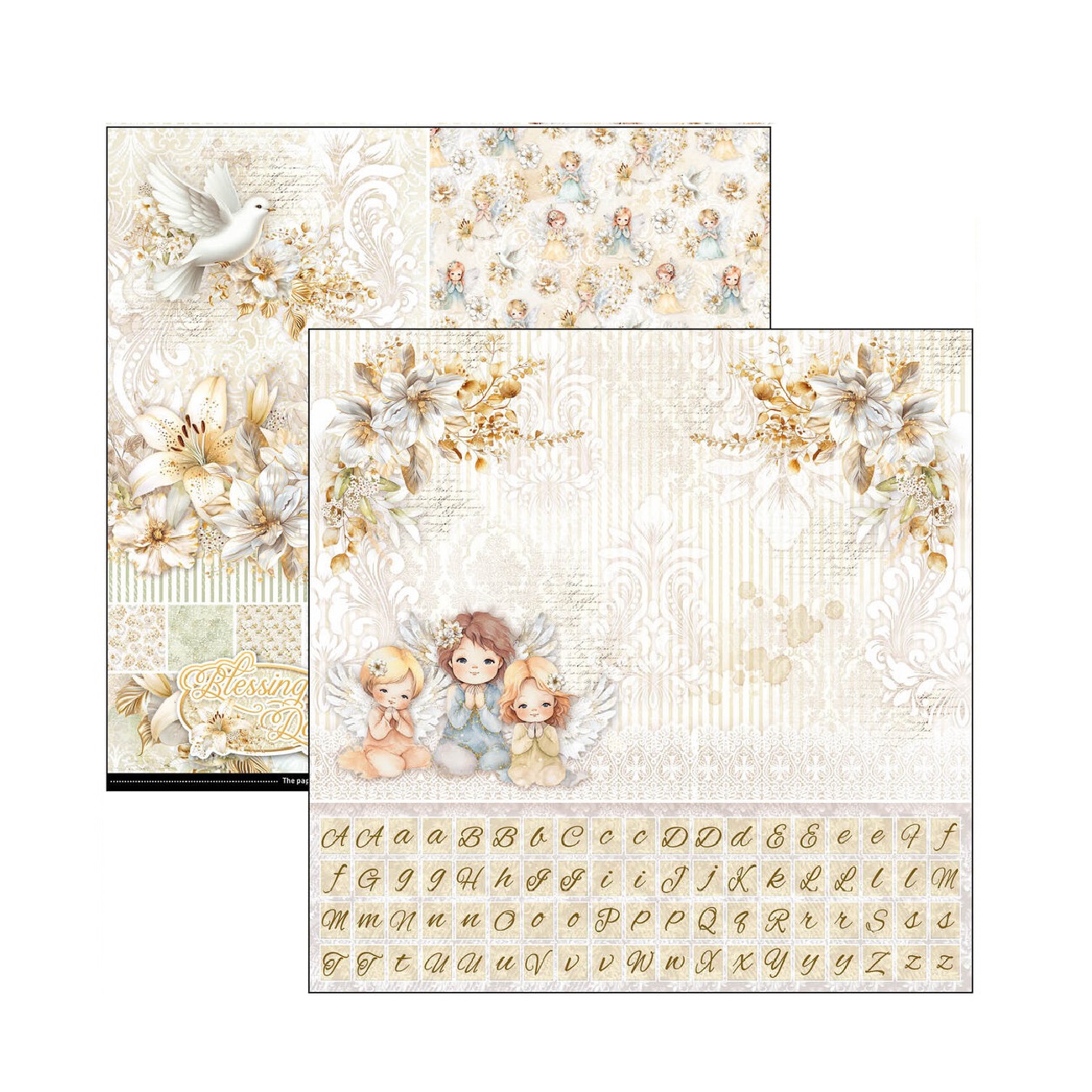 Ciao Bella Scrapbook papier Blessing Day 12x12