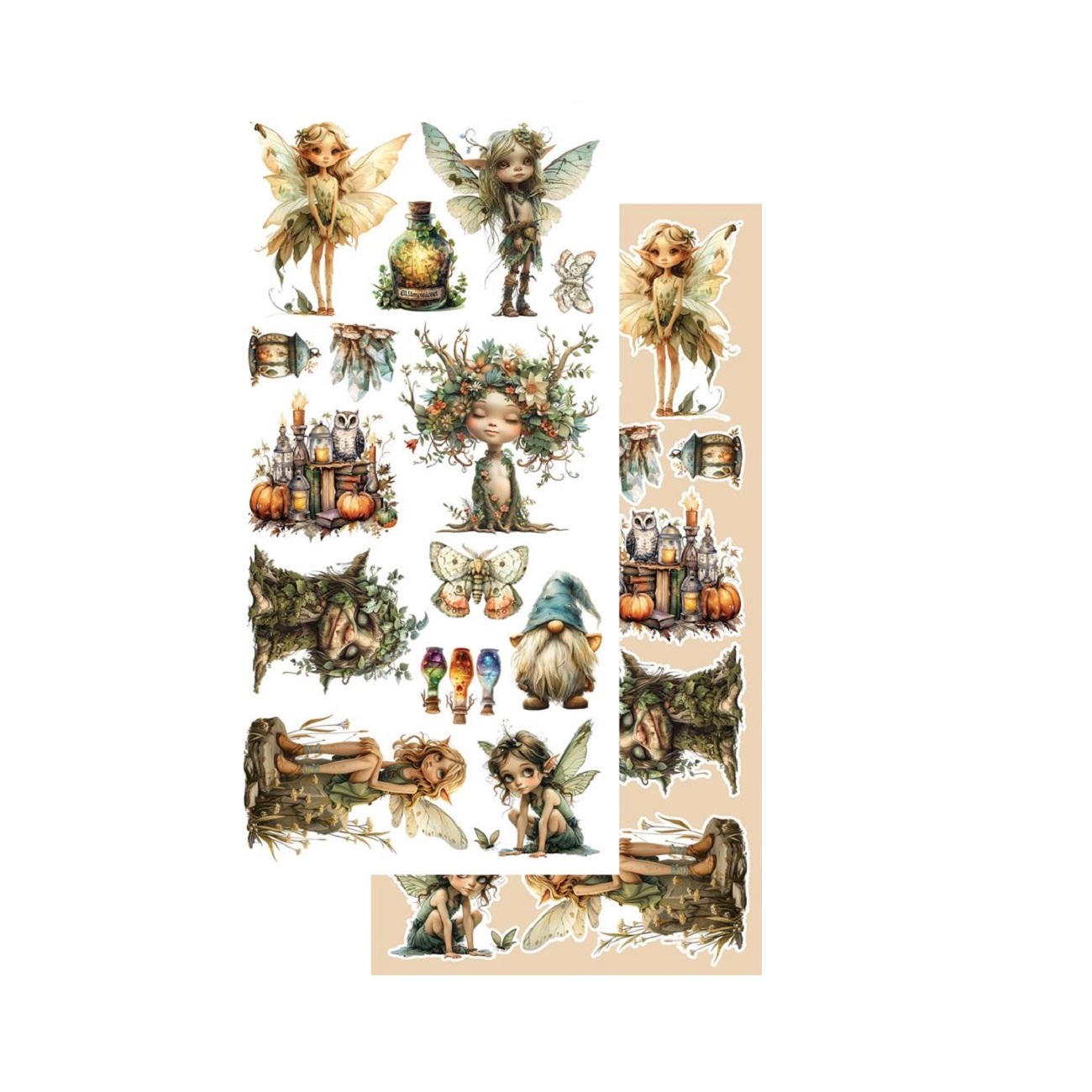 Alchemy of Art Scrapbook papier Tales of Moss and Fern 6x12