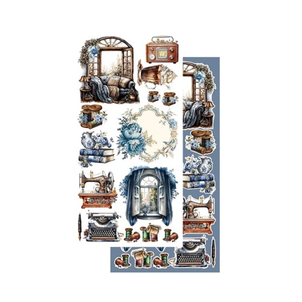 Alchemy of Art Scrapbook papier In Frosty Colors 6x12