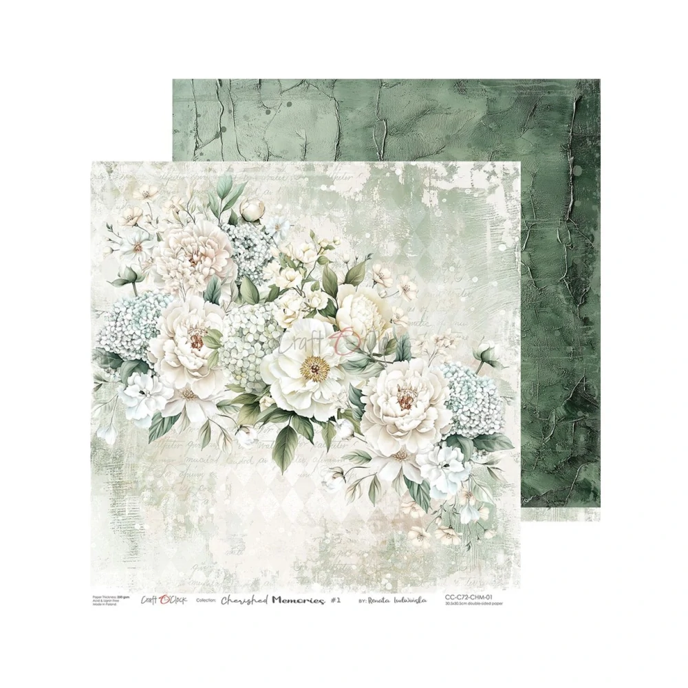 Craft O´ Clock Scrapbook papier - Cherished Memories  12x12