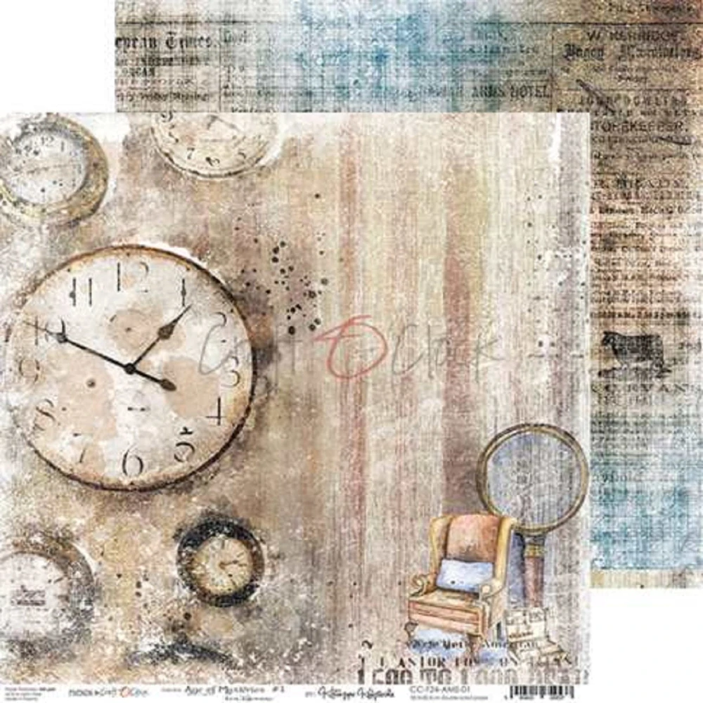 Craft O´ Clock Scrapbook papier - Age of Mysteries 12x12