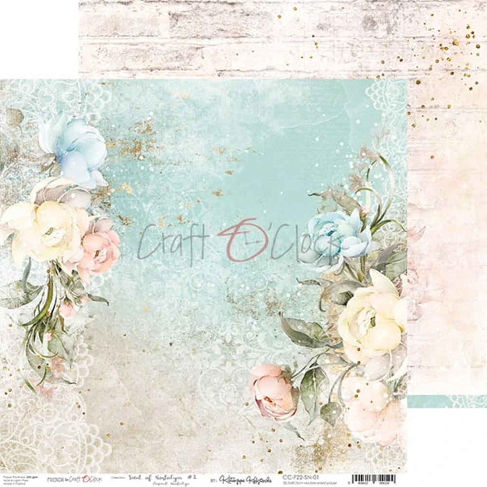  Scrapbook papier - Scent of Nostalgia 12x12 - Craft O´ Clock