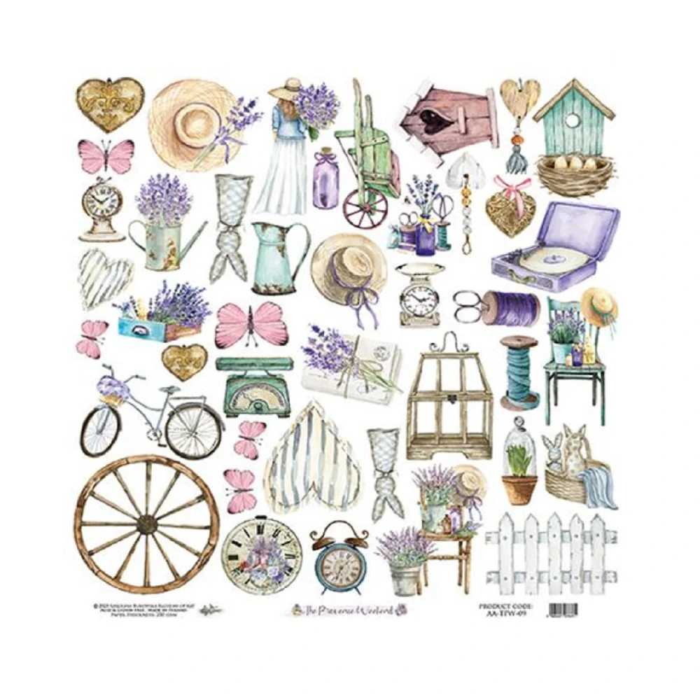 Alchemy of Art Scrapbook papier doplnkový AA-TPW-09