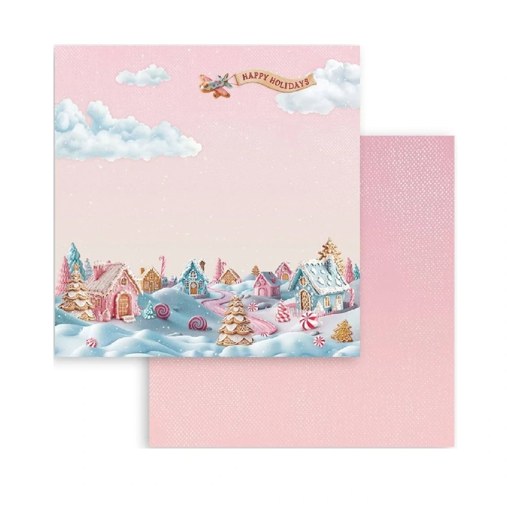 Stamperia Scrapbook papier – Candy Christmas 8x8