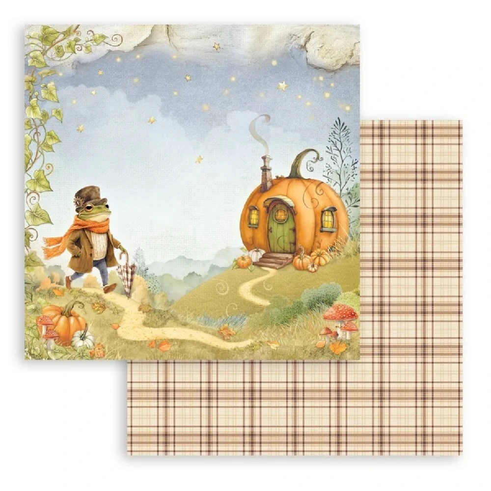 Stamperia Scrapbook papier – Whispering Woods 8x8