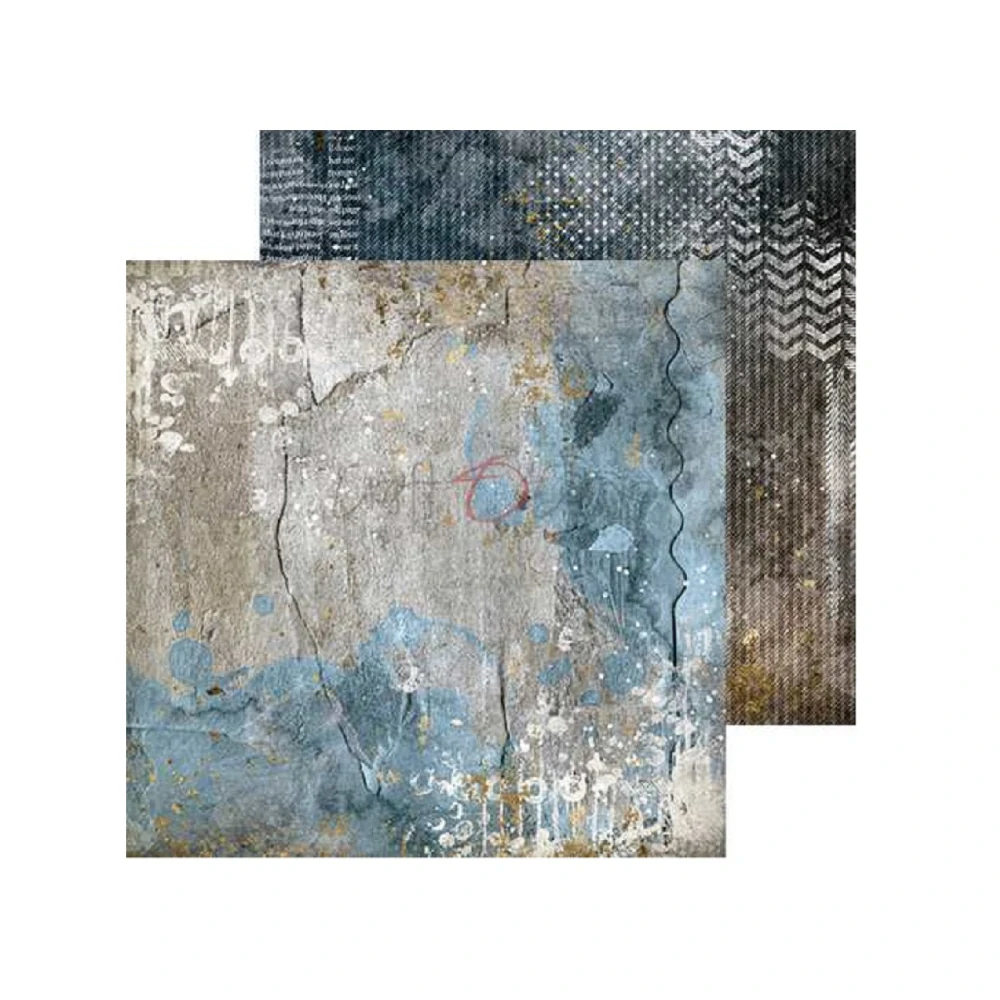 Craft O´ Clock Scrapbook papier - Clang and Dirt Basic 8x8