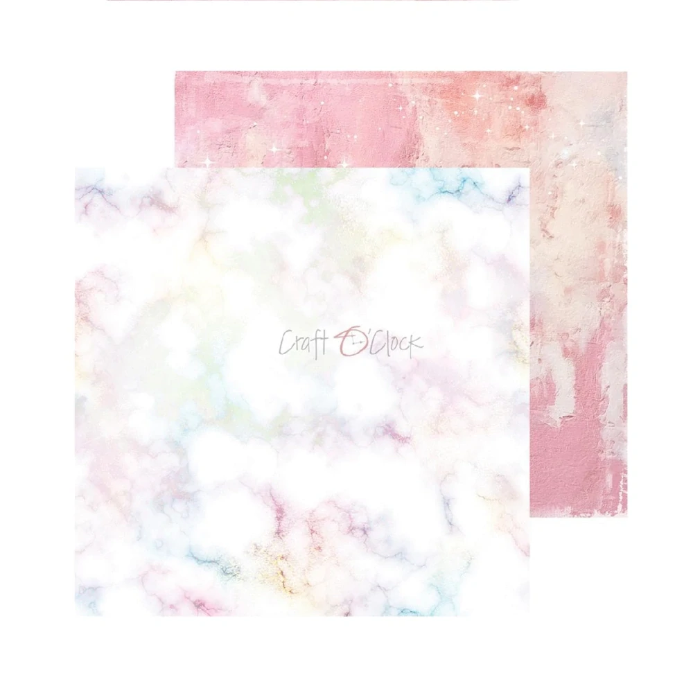 Craft O´ Clock Scrapbook papier - Unicorn Sweet Basic 8x8