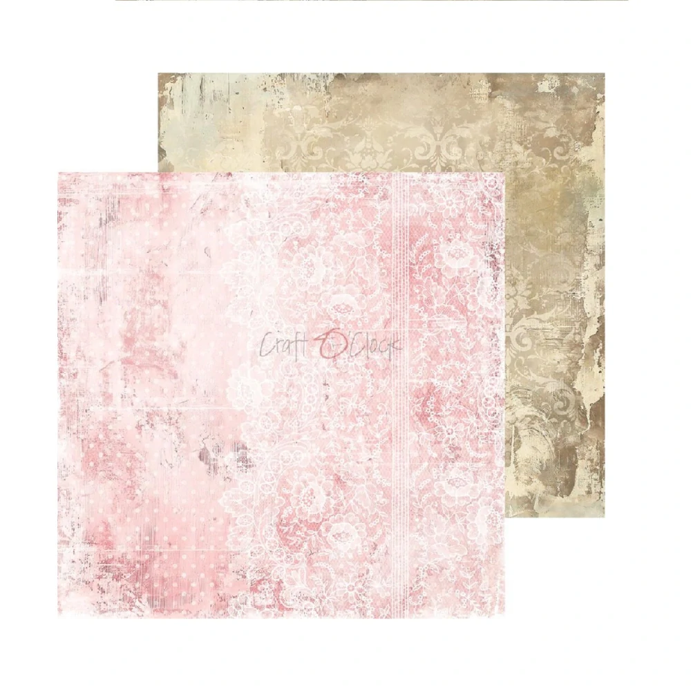Craft O´ Clock Scrapbook papier - Girl & Curl Basic 8x8 