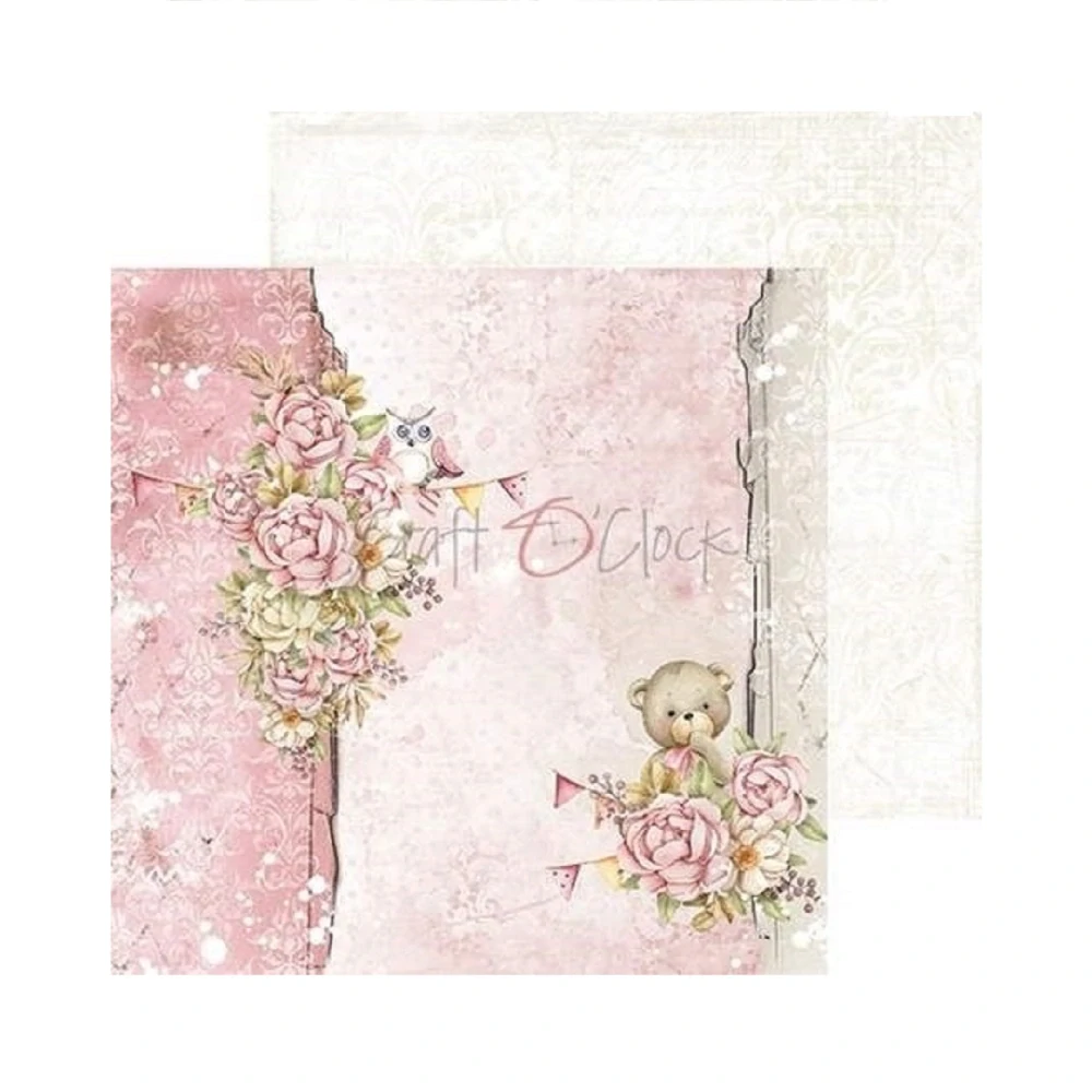 Craft O´ Clock Scrapbook papier -Oh, Girl! 8x8 