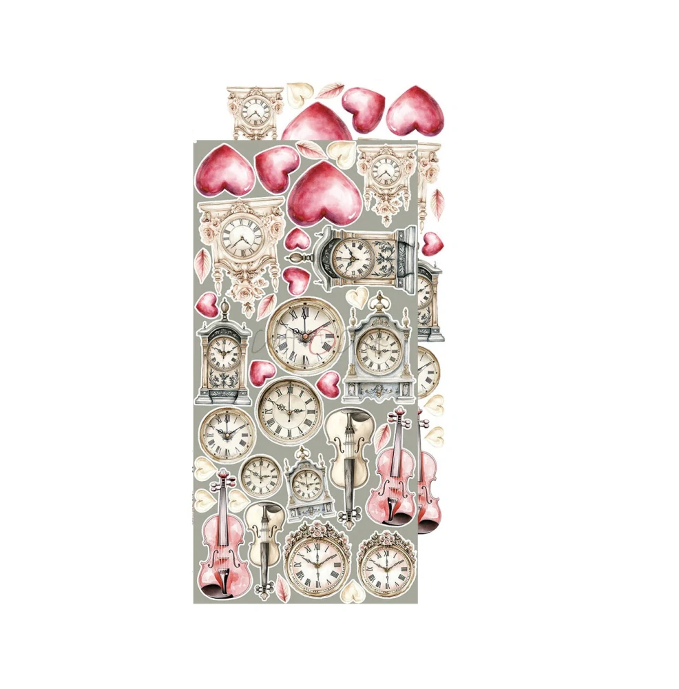 Craft O´ Clock Scrapbook papier - Rose Emotions Mix 6x12