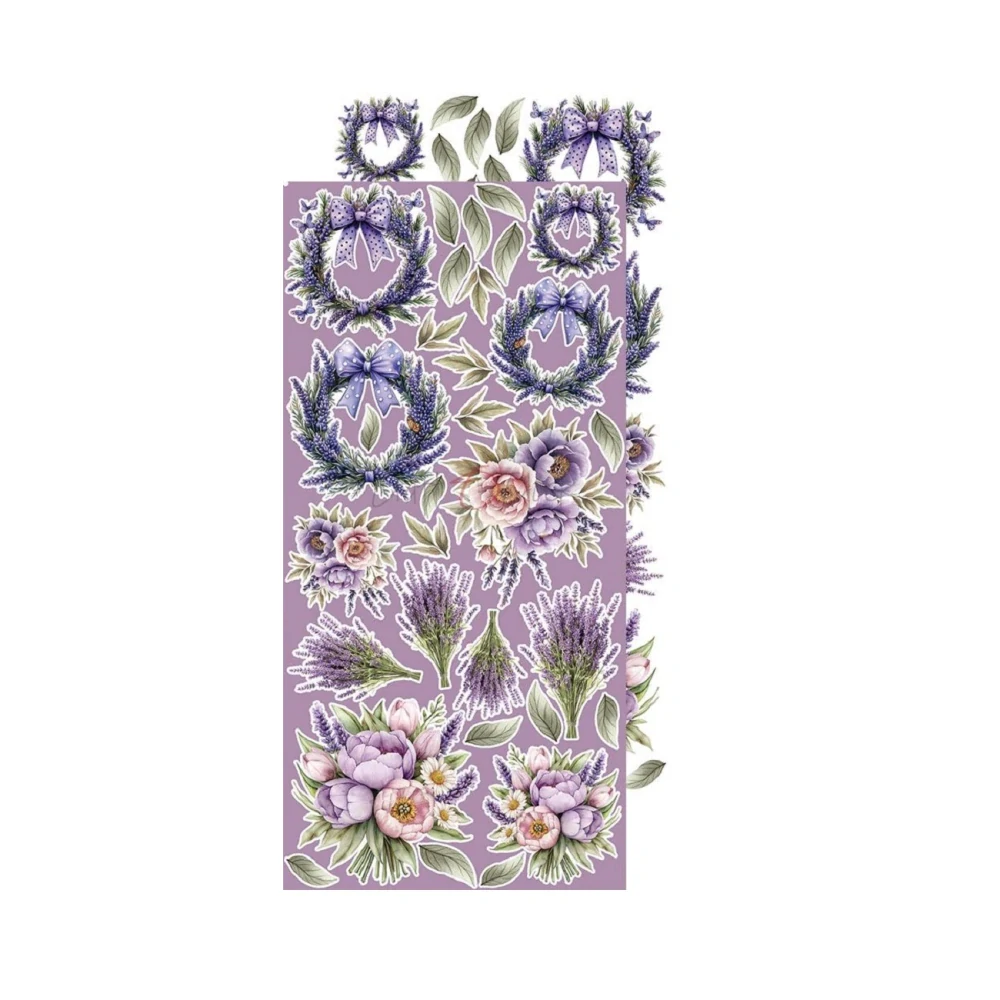 Craft O´ Clock Scrapbook papier - Heritage Whispers Flowers 6x12