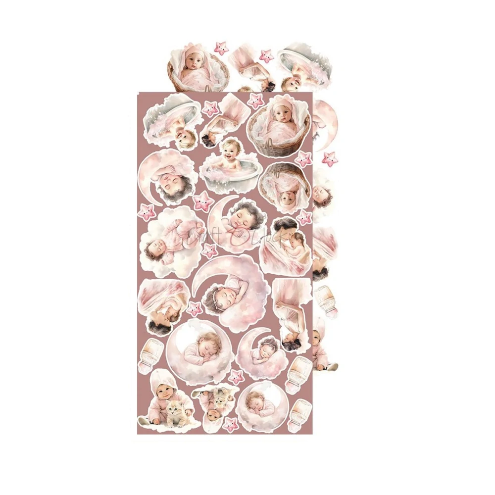 Craft O´ Clock Scrapbook papier - Girl & Curl 6x12 