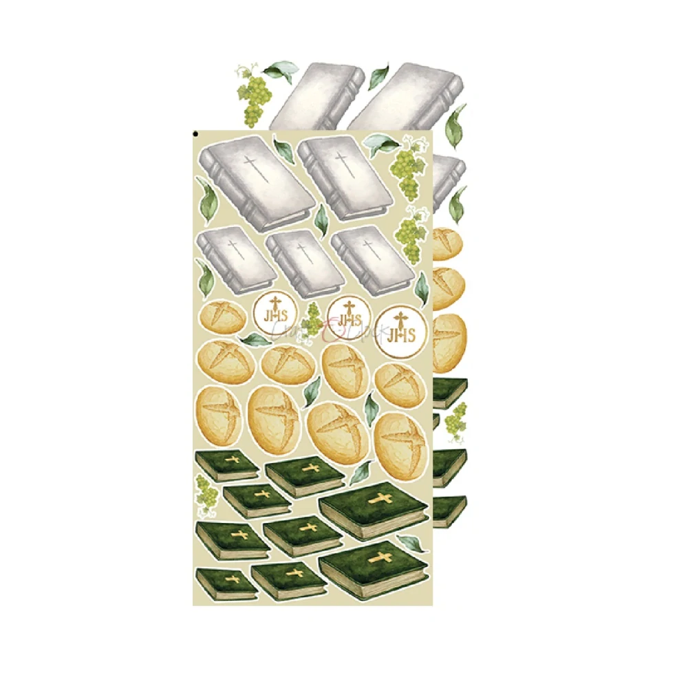 Craft O´ Clock Scrapbook papier - Greenery Invitation  6x12 