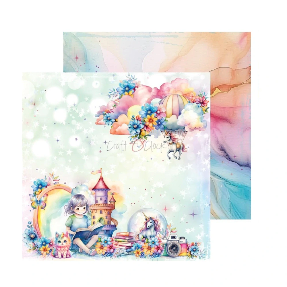 Craft O´ Clock Scrapbook papier - Unicorn Sweet 6x6