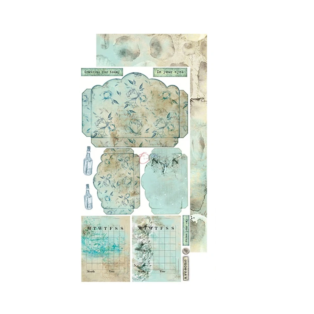 Craft O´ Clock Scrapbook papier - Ocean Deep 6x12