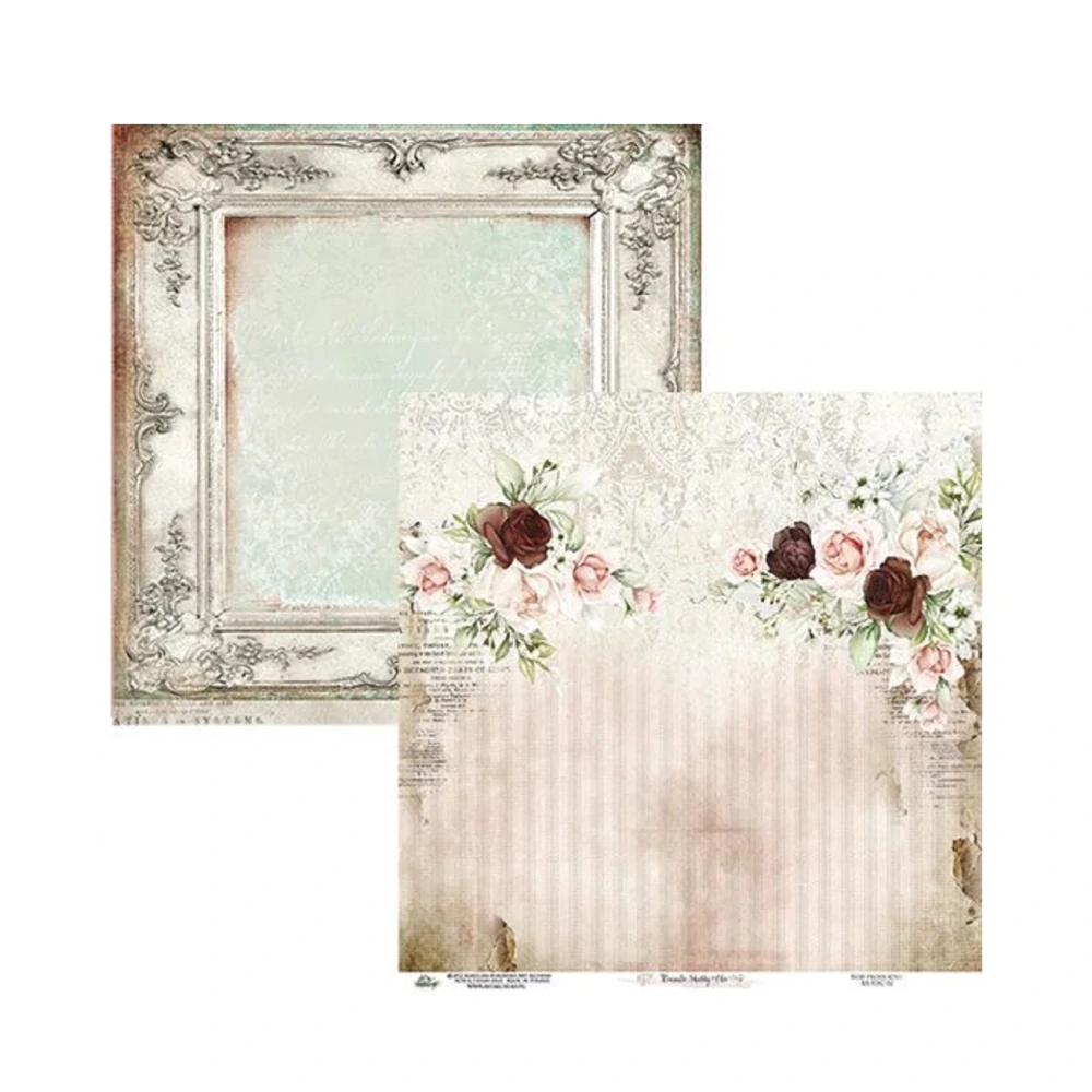 Alchemy of Art Scrapbook papier Romantic Shabby Chic 8x8
