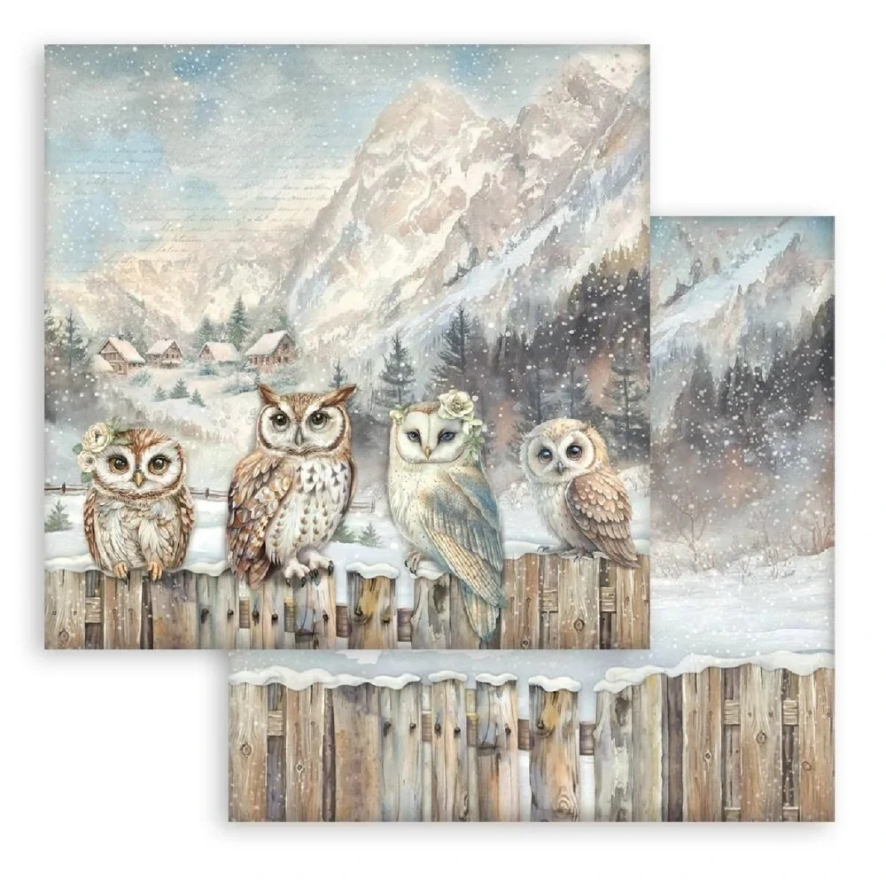 Stamperia Scrapbook papier – The Owl's House 12x12